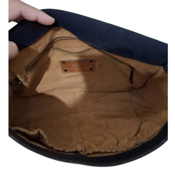 Patricia Nash Italian Leather Floral Flap Crossbody Bag - Picture 6 of 8